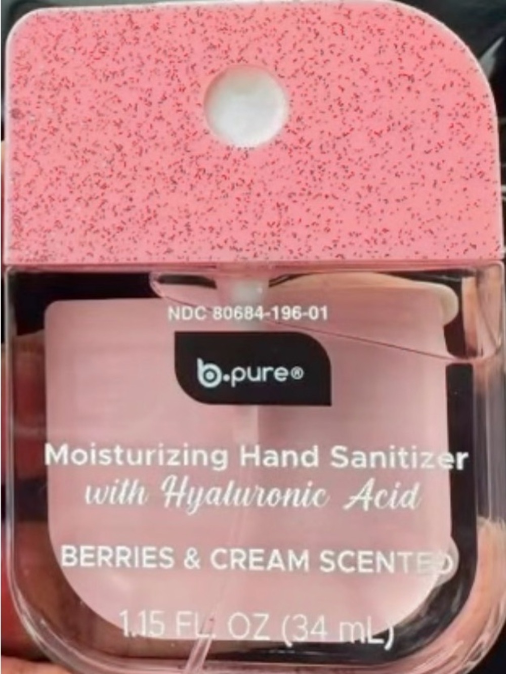 B Pure Berries and Cream Brand New Hand Sanitizer Viral 2026 Berries & Cream